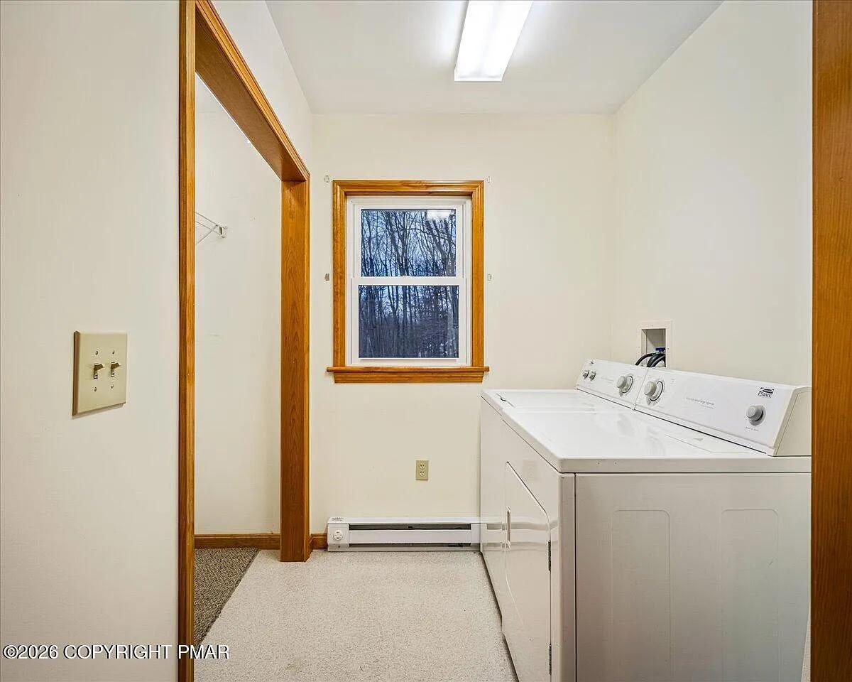 Dallas PA laundry room after — clean, functional, washer dryer in place